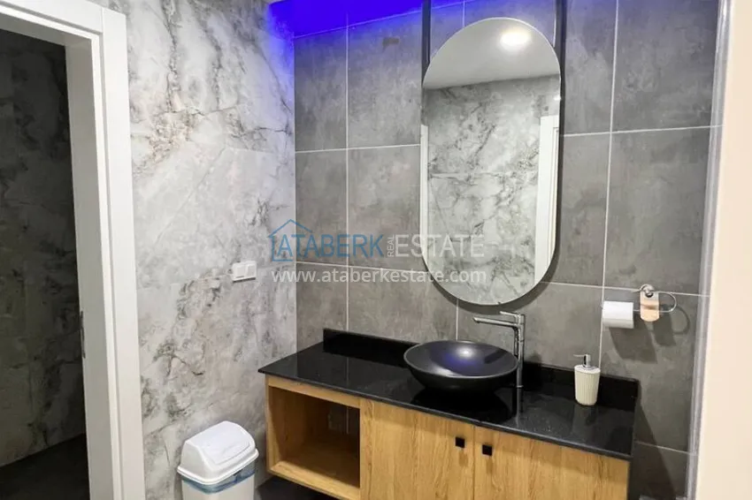Umeblowany apartament 1+1 z widokiem na przyrodę - Avsallar, Alanya, od właściciela 12