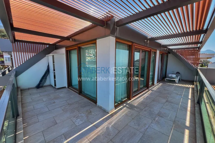Purchase Panoramic 5+1 duplex with separate kitchen in the center of Alanya, Bektash - suitable for citizenship 24 