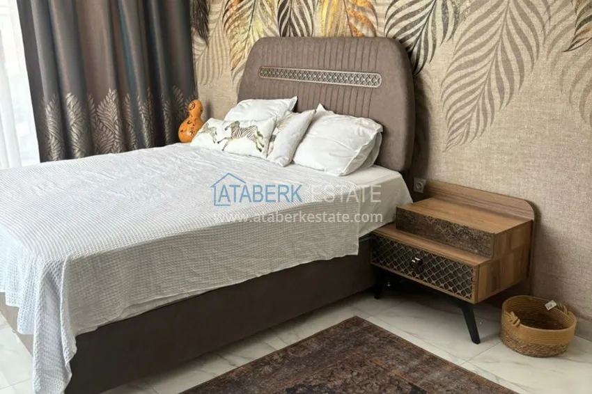 Purchase 4+1 duplex penthouse in an ultra-luxury complex with a private beach — Alanya, Kestel 10