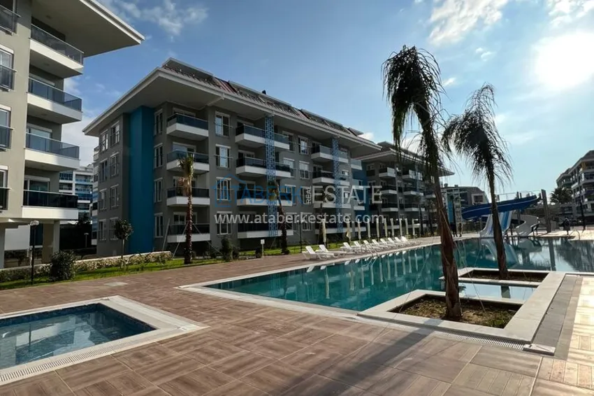 4+1 duplex penthouse in an ultra-luxury complex with a private beach — Alanya, Kestel 2