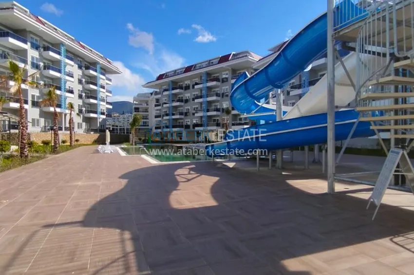 4+1 duplex penthouse in an ultra-luxury complex with a private beach — Alanya, Kestel 8