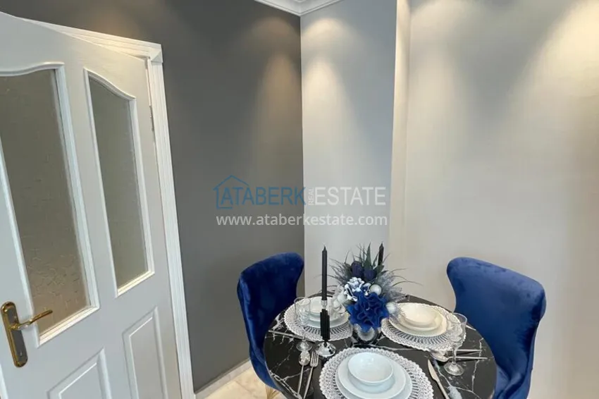 Purchase Turnkey three-room apartment - new furniture, renovated, Alanya, Oba district 6