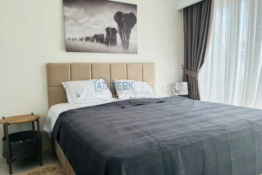 Purchase 4+1 duplex penthouse in an ultra-luxury complex with a private beach — Alanya, Kestel 7
