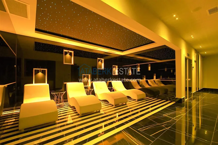 1+1 apartment in a premium complex at the final stage of construction — Tosmur district, Alanya 13