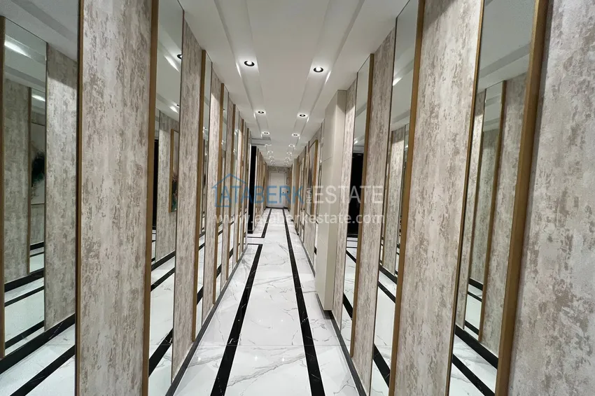 1+1 apartment in a premium complex at the final stage of construction — Tosmur district, Alanya 18