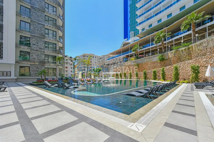 1+1 apartment in a premium complex at the final stage of construction — Tosmur district, Alanya 1
