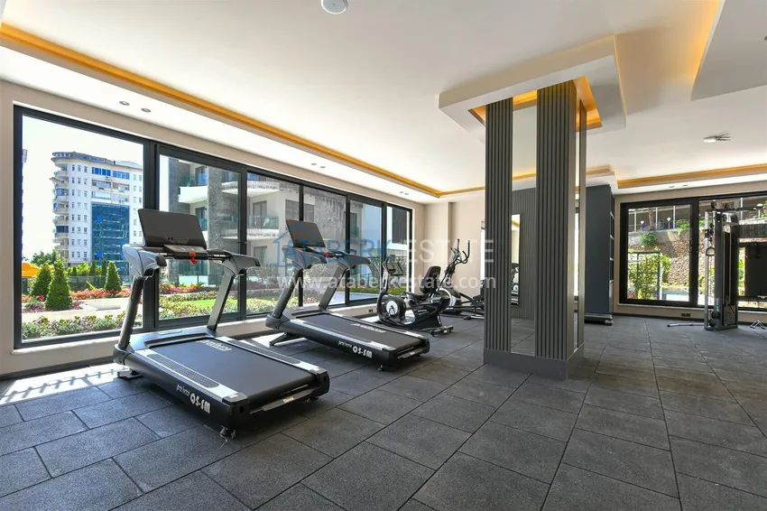 1+1 apartment in a premium complex at the final stage of construction — Tosmur district, Alanya 9
