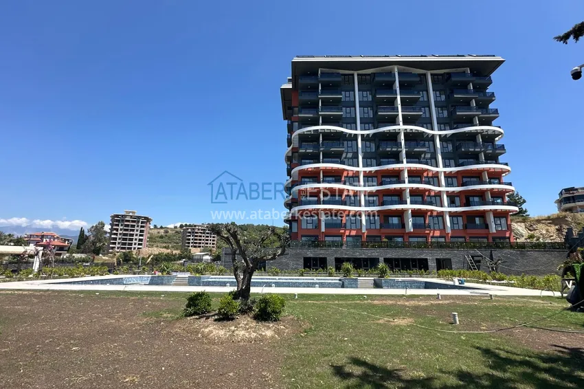 1+1 apartment with sea view and fine finishing in a new complex - Alanya, Demirtas district 1