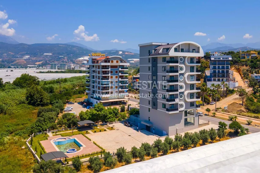 Umeblowane mieszkanie 1+1 w komfortowym kompleksie — Demirtas, Alanya 2