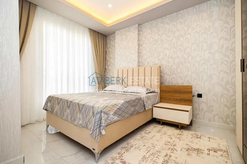 Purchase 1+1 apartment with a view of the Kale fortress — the center of Alanya, a new complex 18 