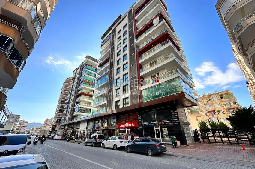 Apartament miejski 2+1 z meblami i dwoma balkonami — Mahmutlar, Alanya, 400 m do morza 1