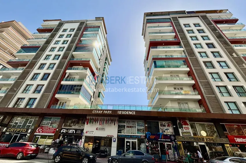 Apartament miejski 2+1 z meblami i dwoma balkonami — Mahmutlar, Alanya, 400 m do morza 2