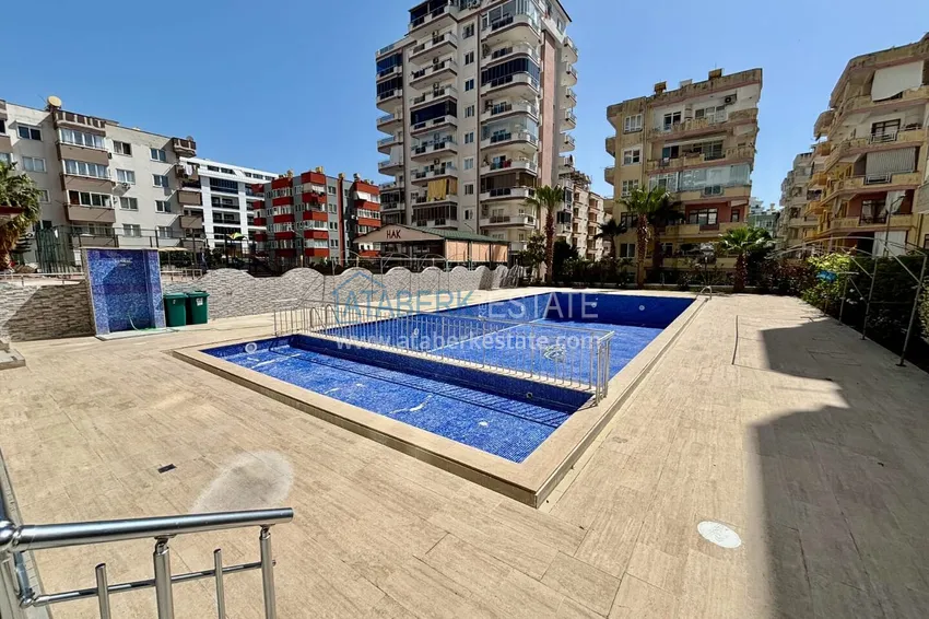 Apartament miejski 2+1 z meblami i dwoma balkonami — Mahmutlar, Alanya, 400 m do morza 3