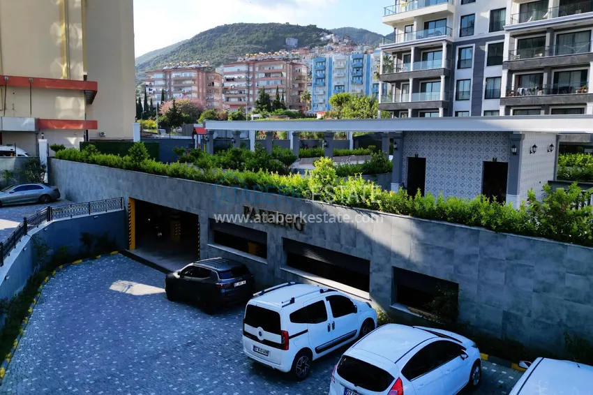 1+1 apartment with a view of the Kale fortress — the center of Alanya, a new complex 10 