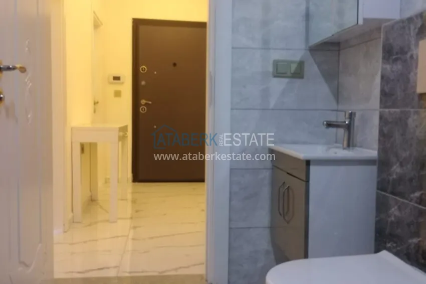 Purchase 1+1 apartment with new furniture in a comfortable complex — Demirtash district, Alanya 9