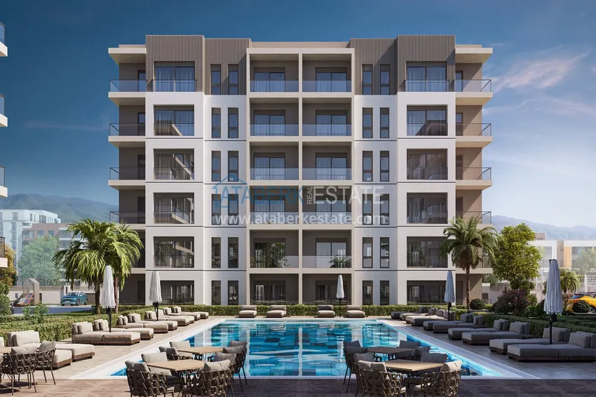 Investment project at the start of sales — apartments from a developer in Antalya, Altintash district 11