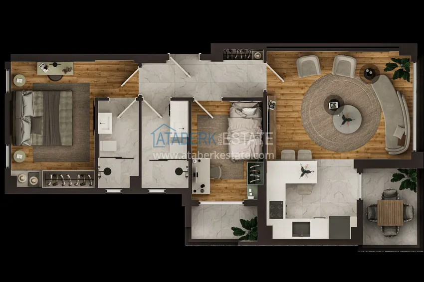 Buy cheap Investment project at the start of sales — apartments from a developer in Antalya, Altintash district 4