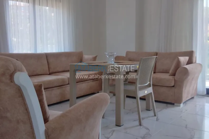Purchase 1+1 apartment with new furniture in a comfortable complex — Demirtash district, Alanya 3