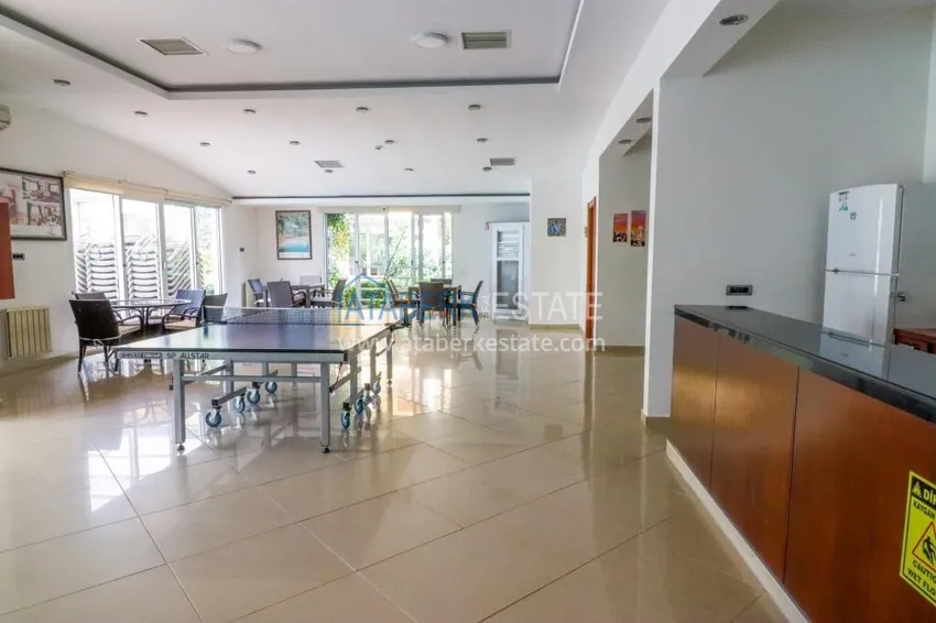 Furnished 2+1 apartment in a prestigious complex - Alanya center, first coastline 19
