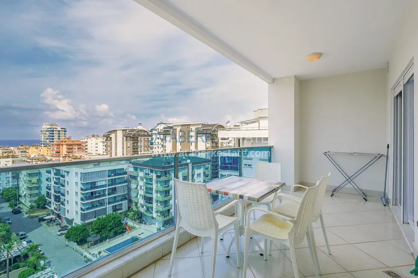Purchase 1+1 apartment with furniture and sea view in a luxury complex — Alanya, Mahmutlar district 16