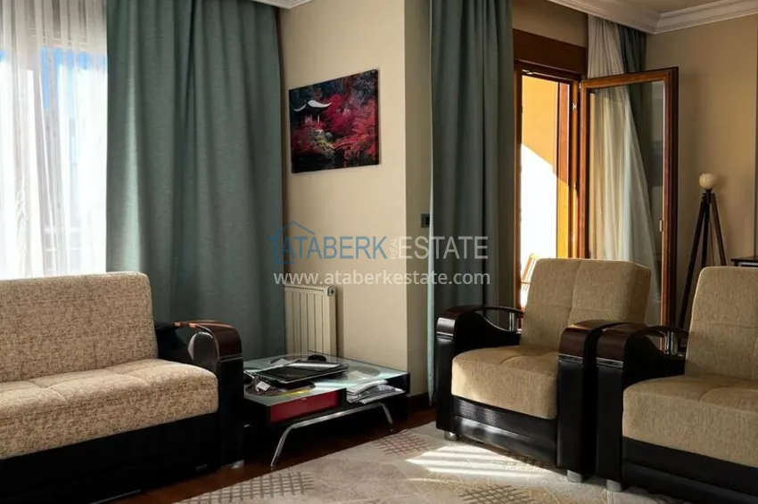 Purchase Furnished 2+1 apartment in a prestigious complex - Alanya center, first coastline 3