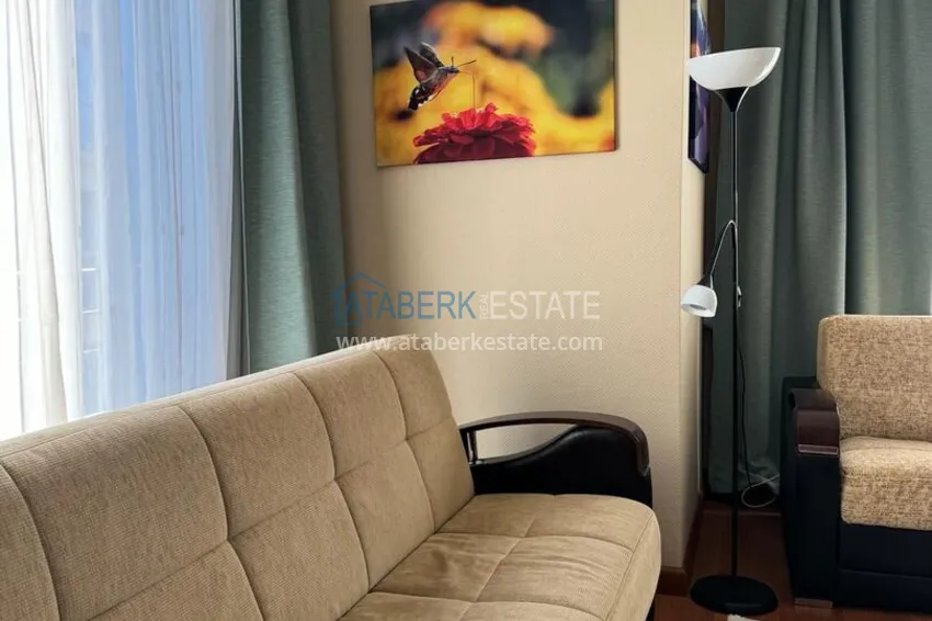Purchase Furnished 2+1 apartment in a prestigious complex - Alanya center, first coastline 5
