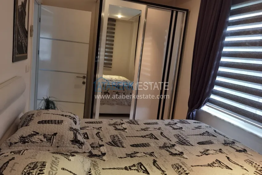 Purchase Long-term 2+1 apartment rental with pool view — Alanya, Avsallar A9 15