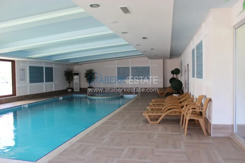 Long-term 2+1 apartment rental with pool view — Alanya, Avsallar A9 18