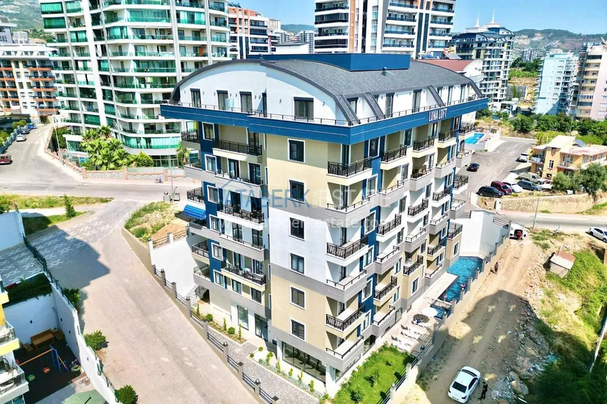 1+1 apartment with a fine finish in Mahmutlar — great price 1 