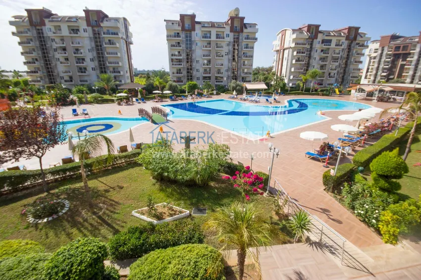 Long-term 2+1 apartment rental with pool view — Alanya, Avsallar A9 1