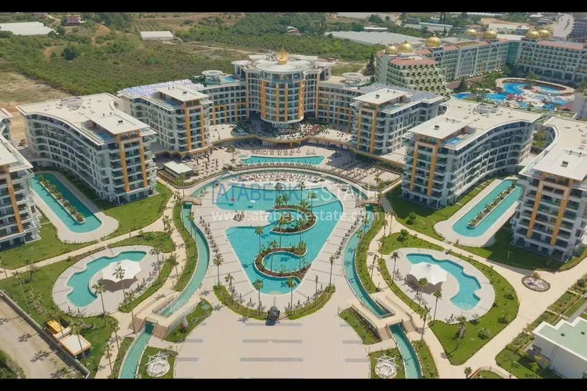 4+1 garden duplex with citizenship in a premium resort resort — Turkler, Alanya 9