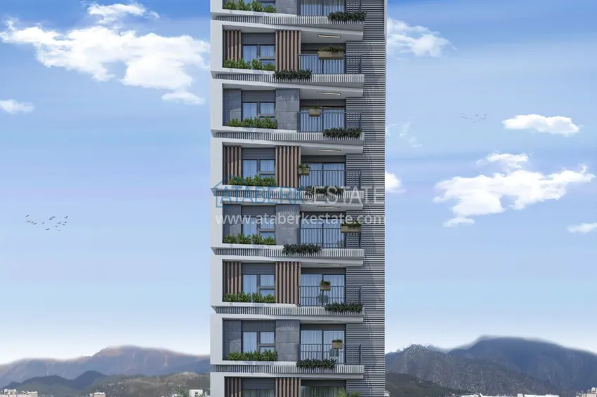 A new residential complex under construction in the central part of Antalya — Yildiz district 3