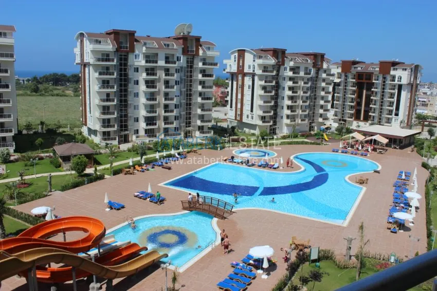 Long-term 2+1 apartment rental with pool view — Alanya, Avsallar A9 6