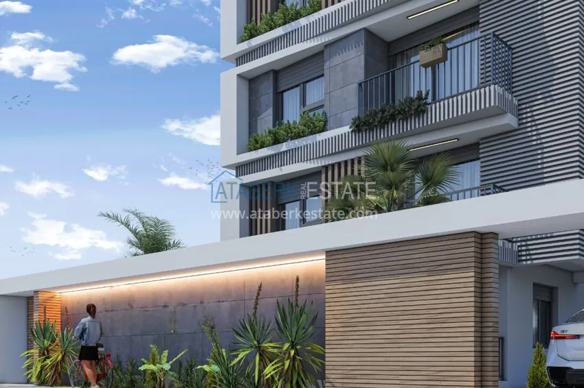 A new residential complex under construction in the central part of Antalya — Yildiz district 7