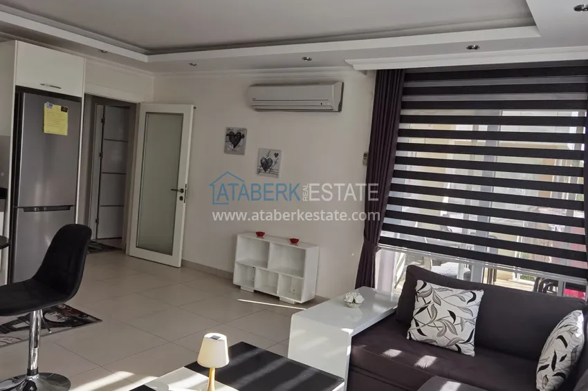 Purchase Long-term 2+1 apartment rental with pool view — Alanya, Avsallar A9 7