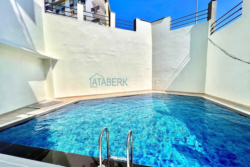 1+1 apartment with a fine finish in Mahmutlar — great price 8 