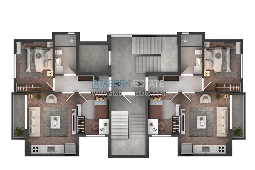 Buy cheap A new residential complex under construction in the central part of Antalya — Yildiz district 9