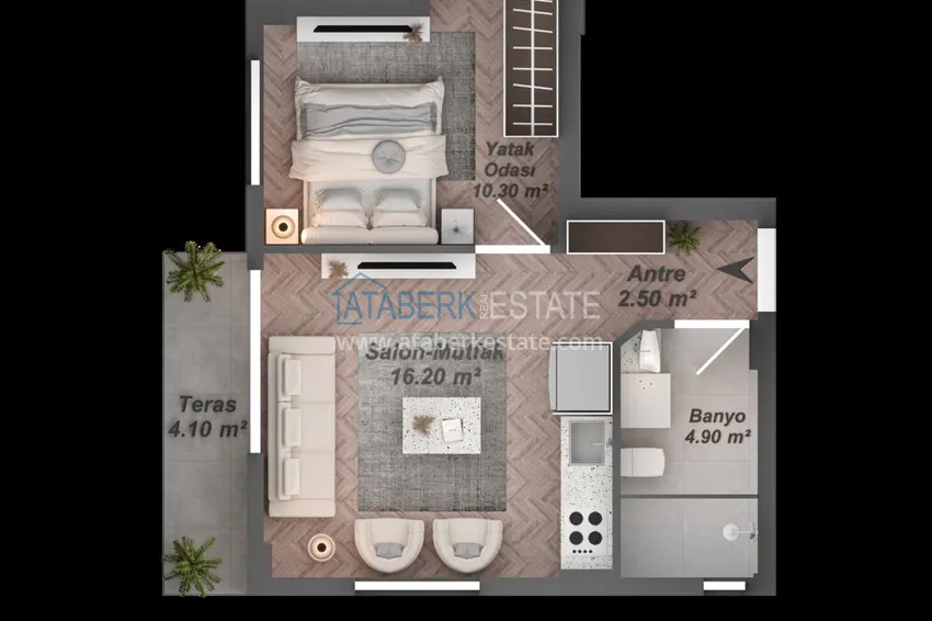 Buy cheap A new residential complex under construction in the central part of Antalya — Yildiz district 4