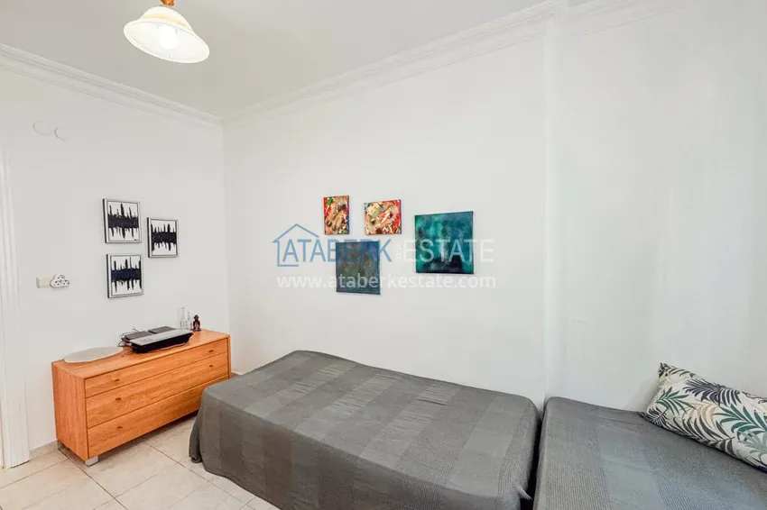 Kupuj Apartament 2+1 z meblami, odpowiedni na zezwolenie na pobyt — Alanya, dzielnica Oba, 350 metrów od morza 10