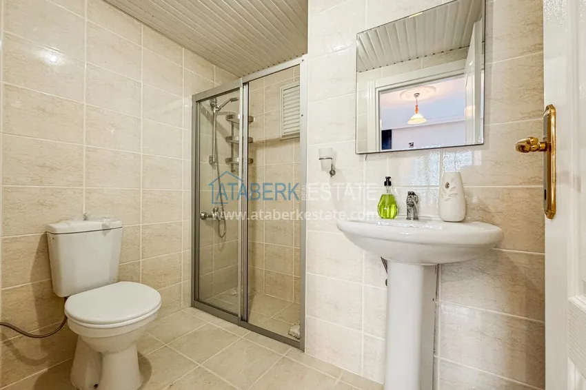 Kupuj Apartament 2+1 z meblami, odpowiedni na zezwolenie na pobyt — Alanya, dzielnica Oba, 350 metrów od morza 12