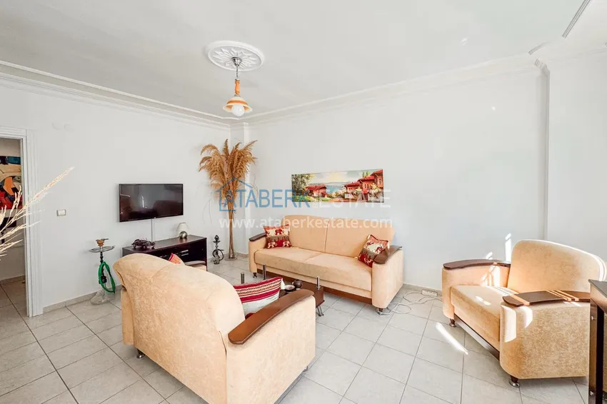 Kupuj Apartament 2+1 z meblami, odpowiedni na zezwolenie na pobyt — Alanya, dzielnica Oba, 350 metrów od morza 4
