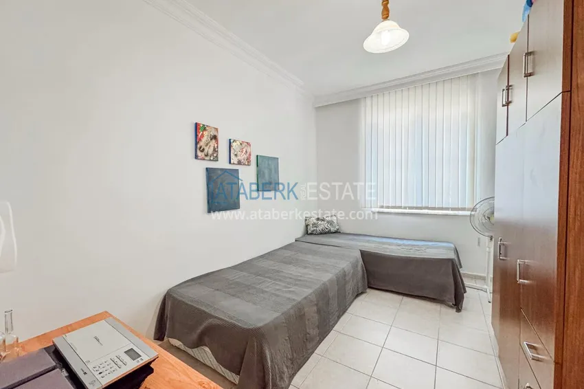 Kupuj Apartament 2+1 z meblami, odpowiedni na zezwolenie na pobyt — Alanya, dzielnica Oba, 350 metrów od morza 9