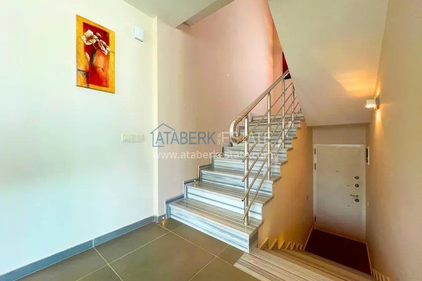 Kupuj Kamienica dwupoziomowa 4+1 z meblami w luksusowym kompleksie - Kargicak, Alanya 16