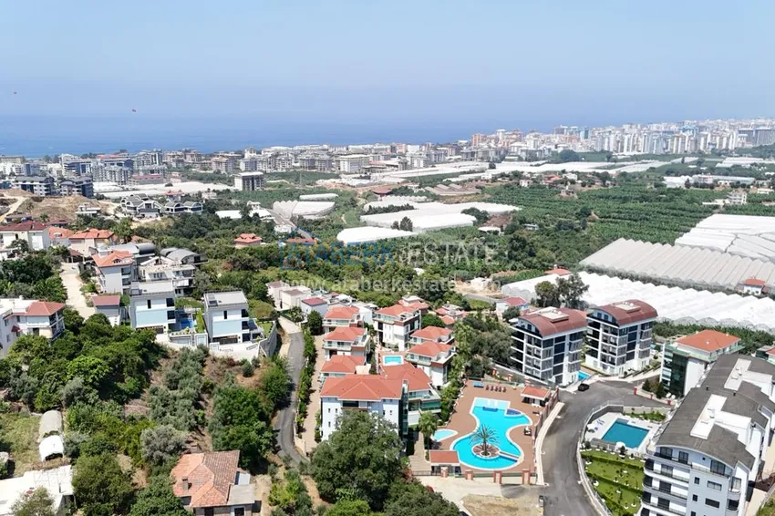 Kamienica dwupoziomowa 4+1 z meblami w luksusowym kompleksie - Kargicak, Alanya 2