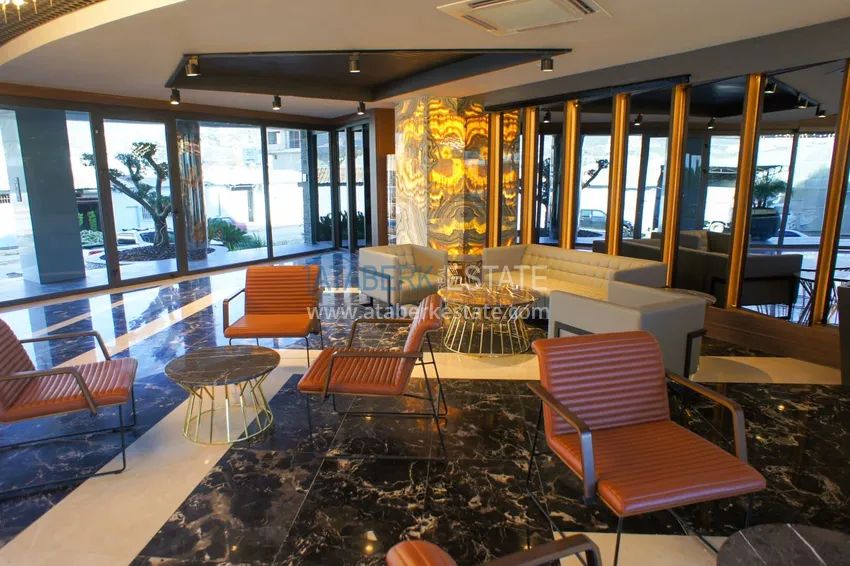 Apartment 1+1 with new furniture — first coastline, Kargicak 20