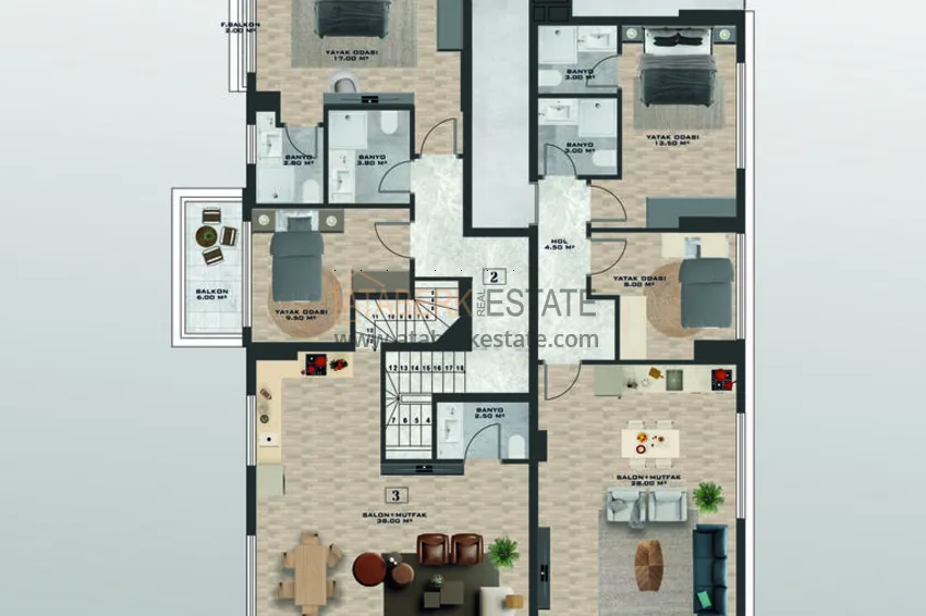 Buy cheap Elite residential complex on the first line in Kargicak - Apartments from the developer with short-term rental permission 3