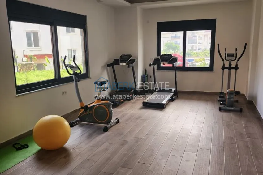 Long-term apartment rental in Alanya, Oba district — furnished 1+1 in a modern complex No. 19 10