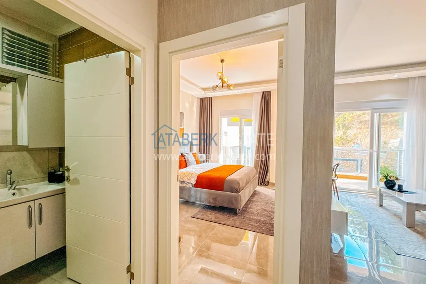 Purchase One bedroom apartment with designer interior directly from the owner — Avsallar, Alanya 11 