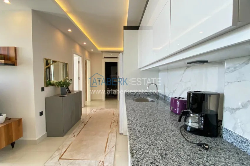Kupuj Apartament 2+1 pod klucz z widokiem na morze w Mahmutlar, Alanya 11