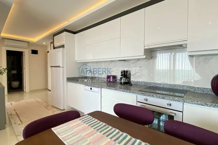 Kupuj Apartament 2+1 pod klucz z widokiem na morze w Mahmutlar, Alanya 12
